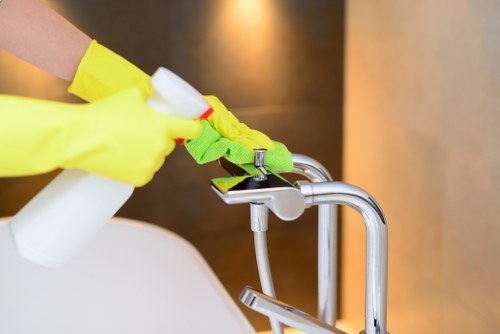 Deep cleaning carpets in a West Heath retail space